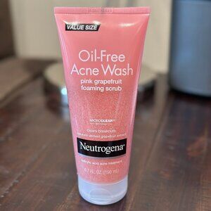NEUTROGENA Oil-Free Pink Grapefruit Acne Wash Face Scrub 6.7 fl.oz *NEW*